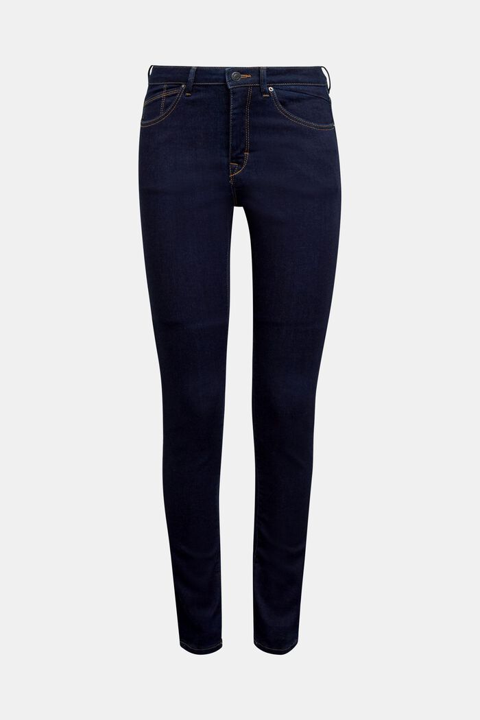 Strečové džíny s bio bavlnou, BLUE RINSE, detail image number 0
