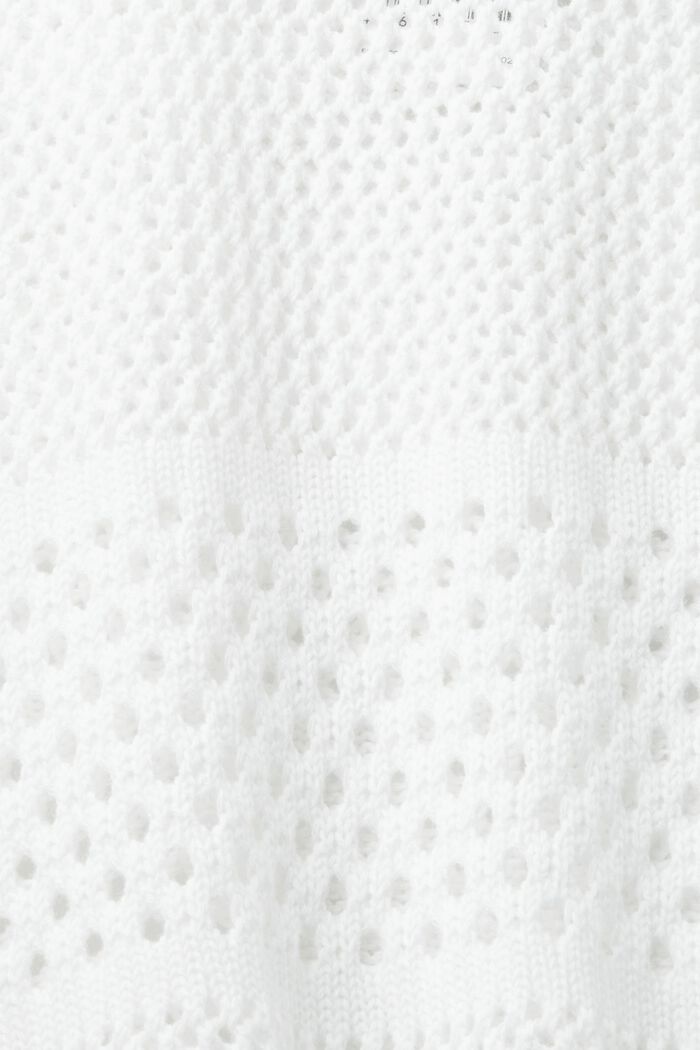 Pletená mikina s kapucí, OFF WHITE, detail image number 4