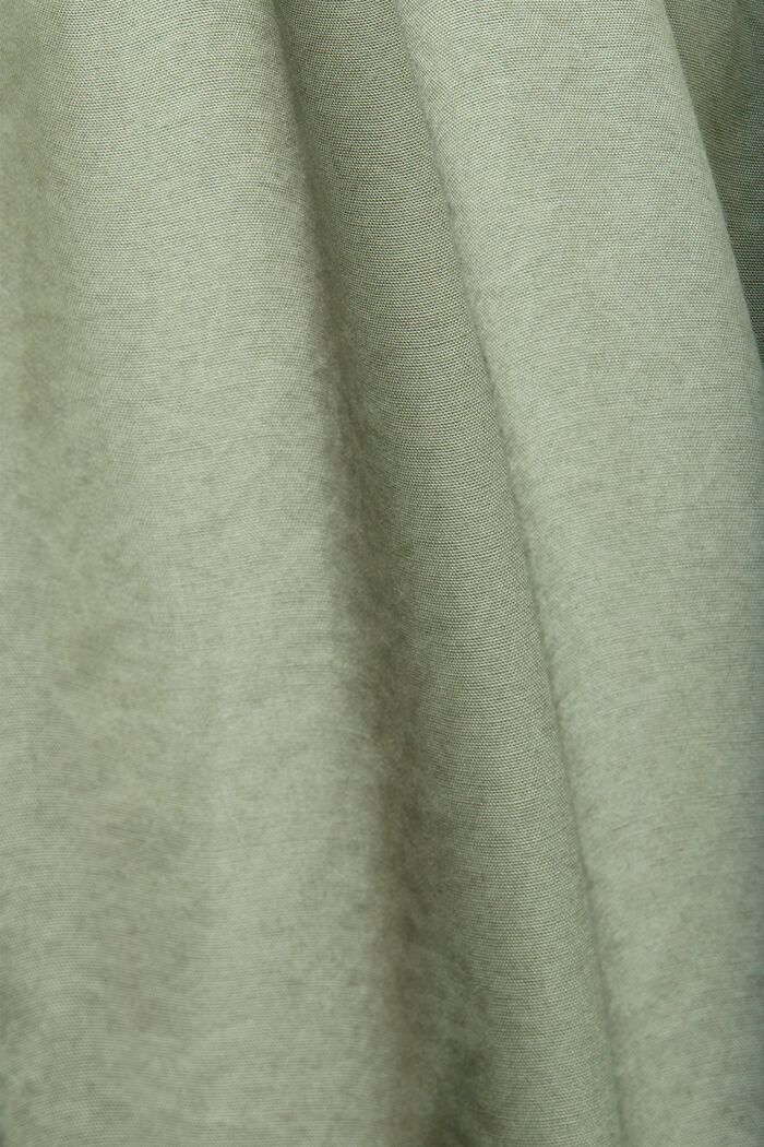 Bavlněné midi šaty, PALE KHAKI, detail image number 5