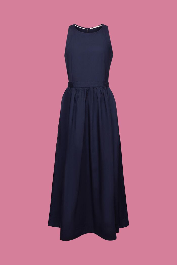Bavlněné midi šaty, NAVY, detail image number 6