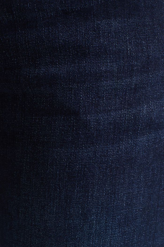Strečové džíny s pásem nad bříško, DARK WASHED, detail image number 1