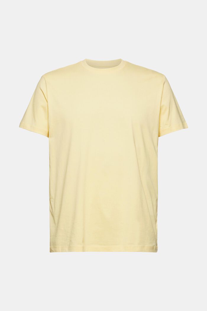 Tričko z žerzeje ze 100% bio bavlny, LIGHT YELLOW, detail image number 0