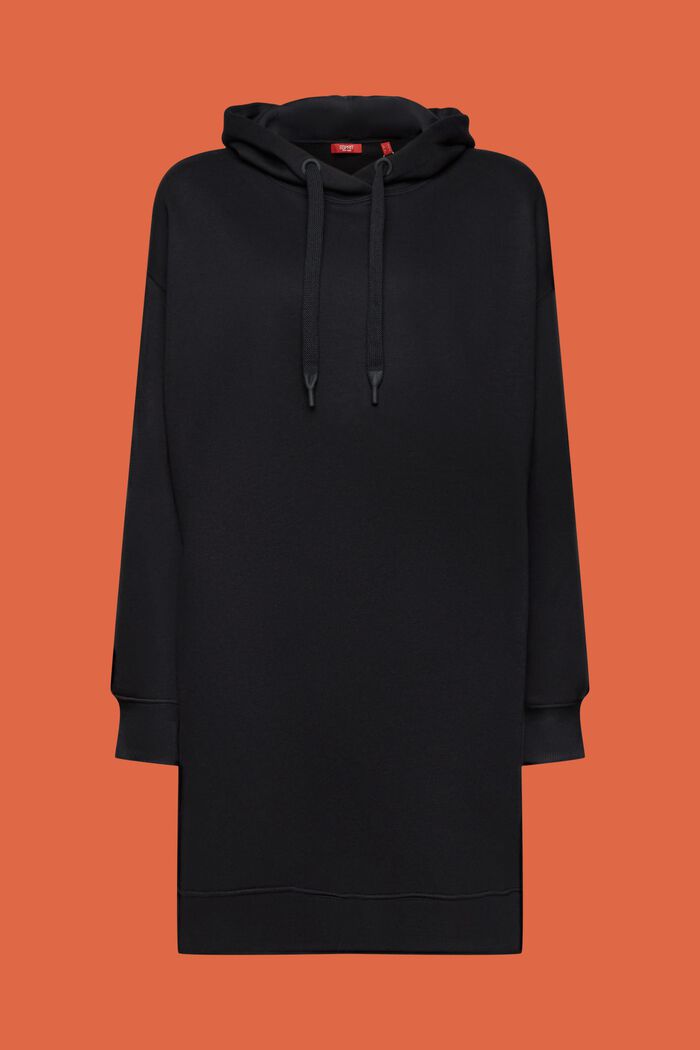 Mikinové šaty s kapucí, BLACK, detail image number 6