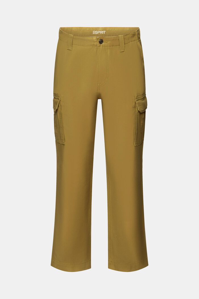 Cargo kalhoty s rovnými nohavicemi, OLIVE, detail image number 7