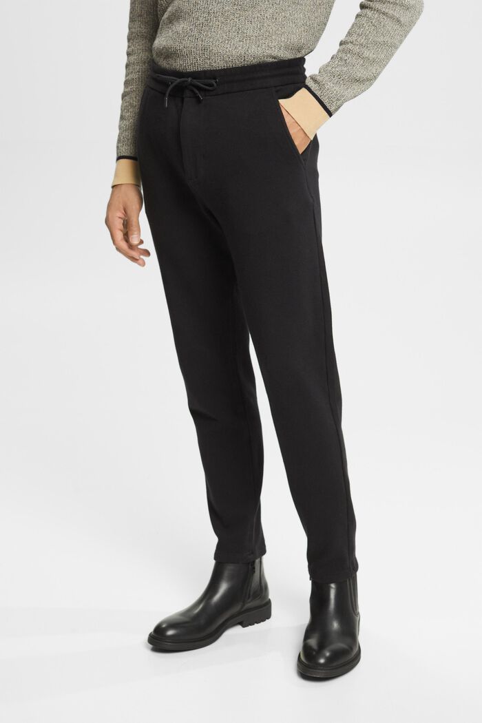 Kalhoty v joggingovém stylu, BLACK, detail image number 0