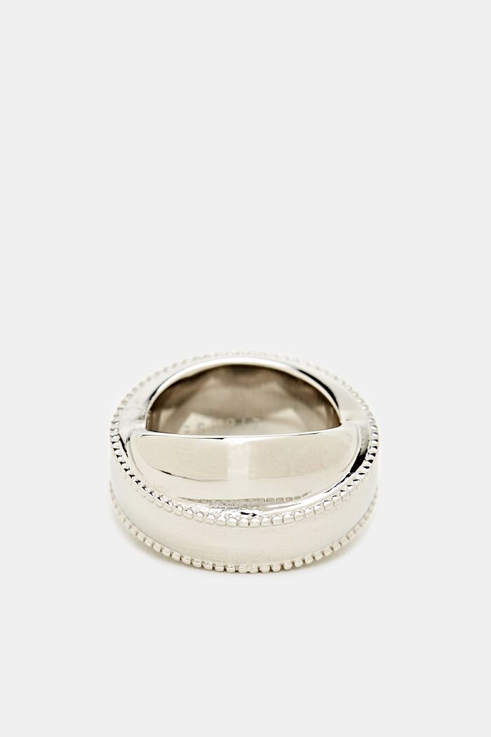 Výrazný prsten z nerezové oceli, SILVER, detail image number 0