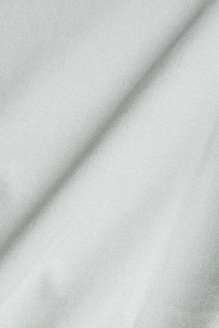 Teplákové šortky ze směsi s bio bavlnou, PASTEL GREEN, detail image number 4