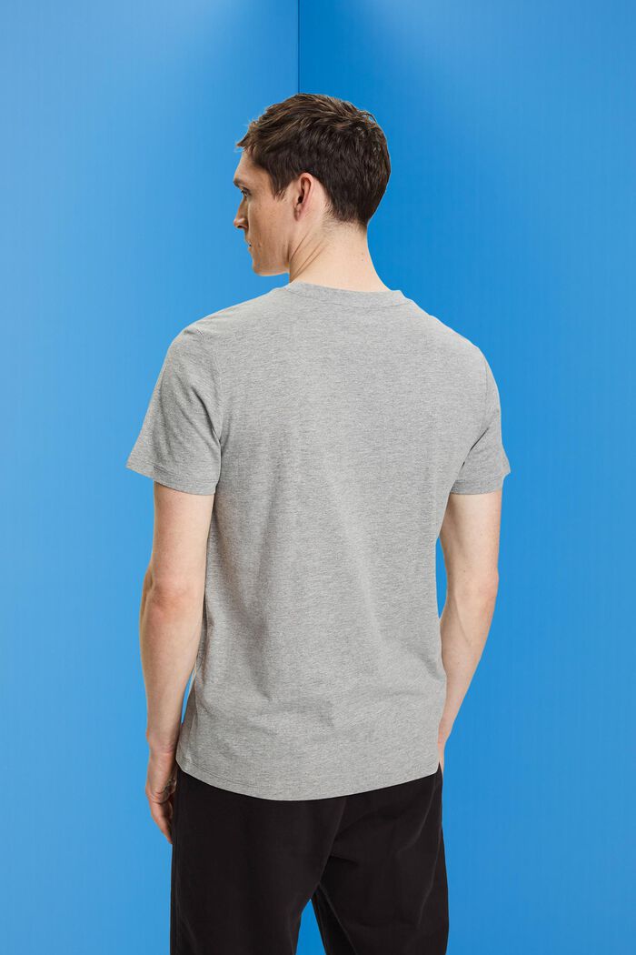Tričko Slim Fit s kulatým výstřihem, MEDIUM GREY, detail image number 3