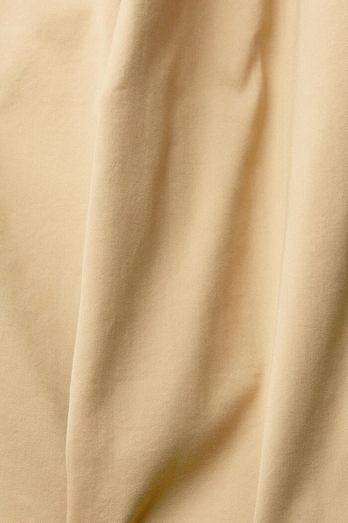 Kalhoty chino se širokým střihem, BEIGE, detail image number 1