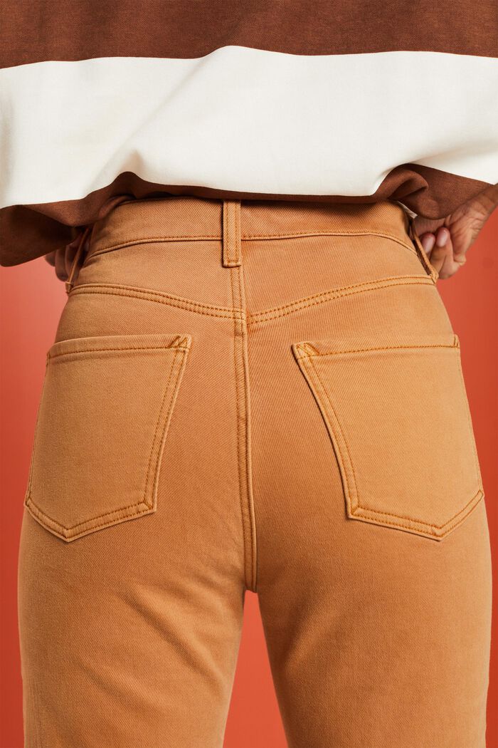Retro džíny s rovnými straight nohavicemi a vysokým pasem, CAMEL, detail image number 3