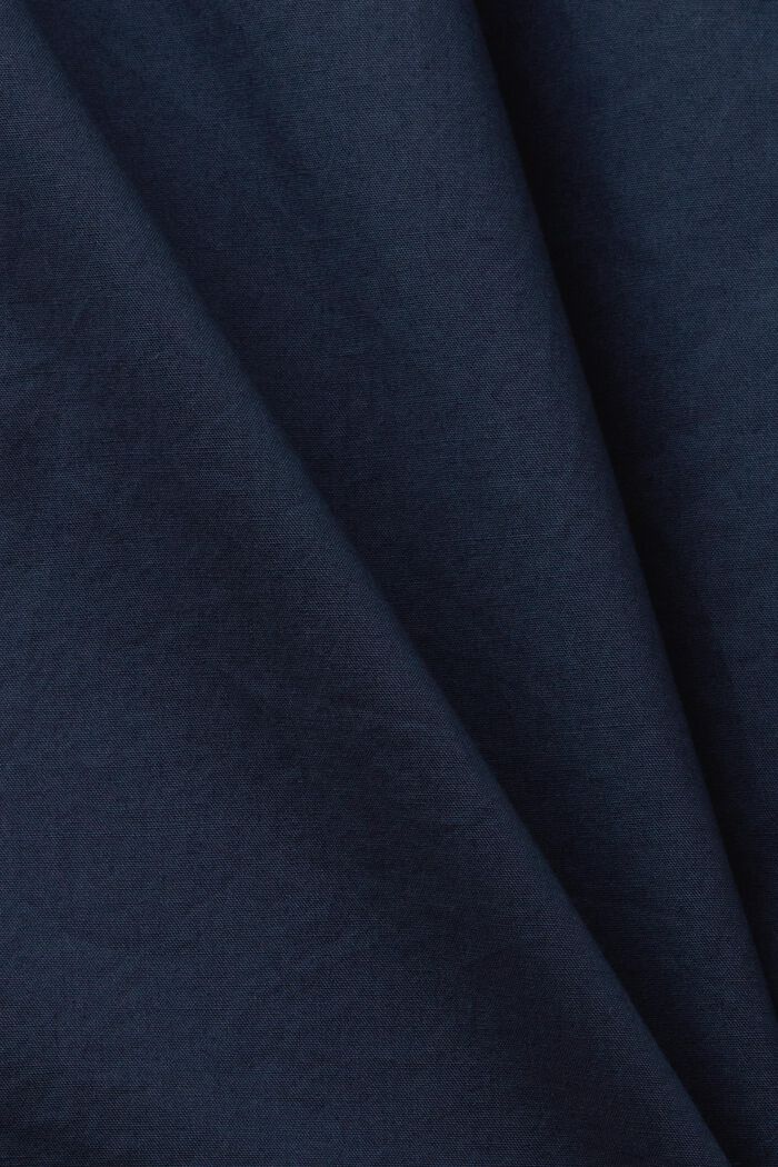 Halenka z popelínu, 100 % bavlna, PETROL BLUE, detail image number 5