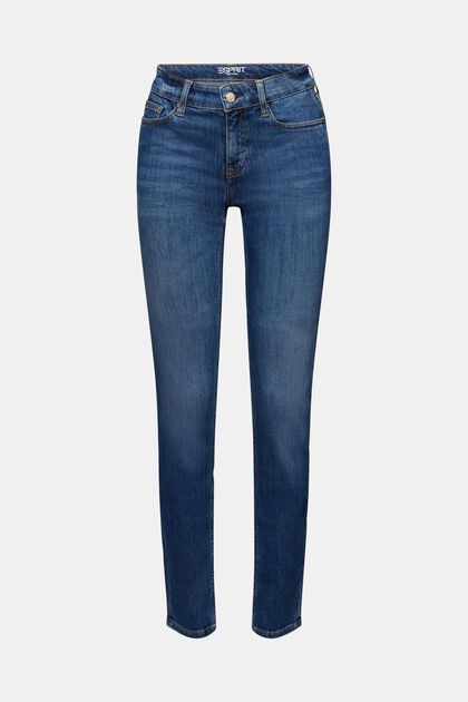 Slim Fit džíny se střední výškou pasu