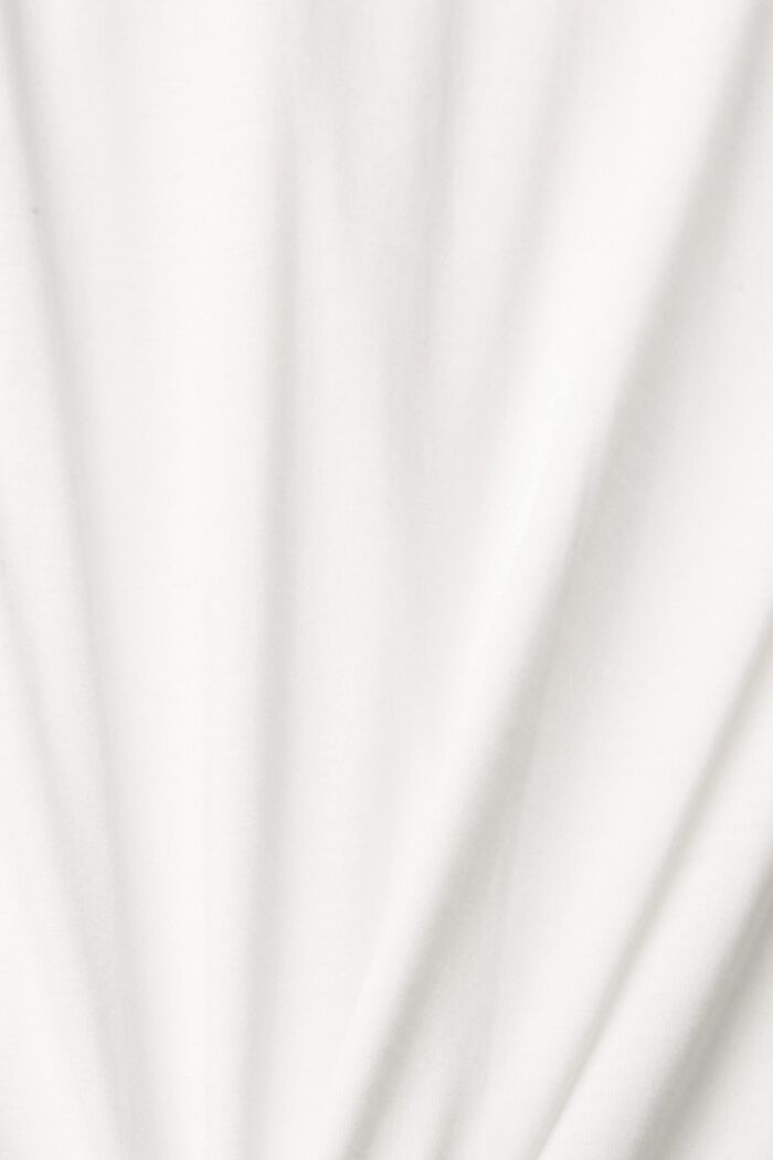 Tričko se třpytkovým potiskem, LENZING™ ECOVERO™, OFF WHITE, detail image number 4