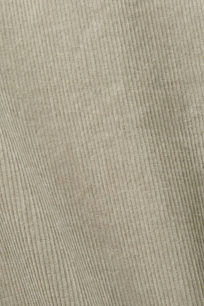 Rovné manšestrové kalhoty v carpenter stylu, PASTEL GREY, detail image number 5