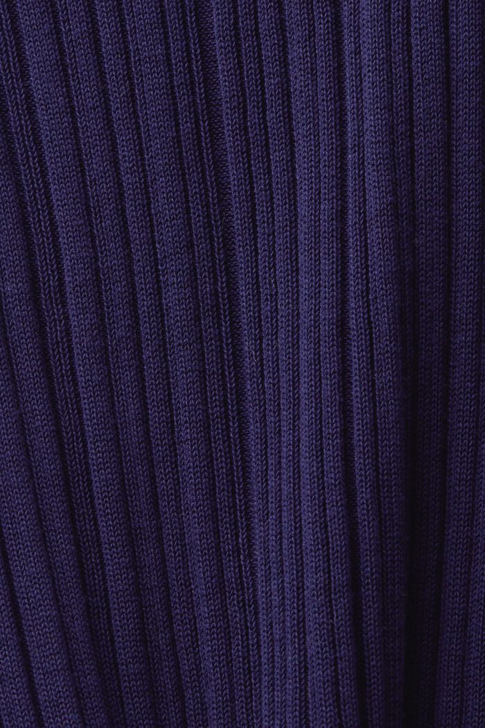 Žebrovaný svetr bez rukávů, NAVY, detail image number 6
