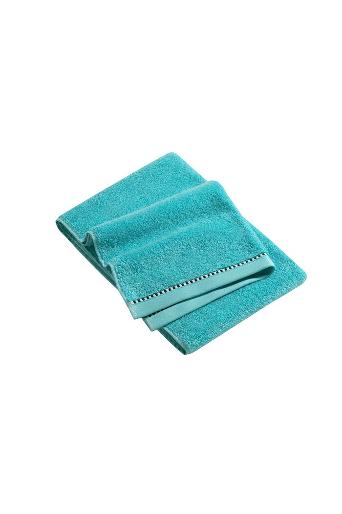 S materiálem TENCEL™: sada ručníků z froté, TURQUOISE, detail image number 2