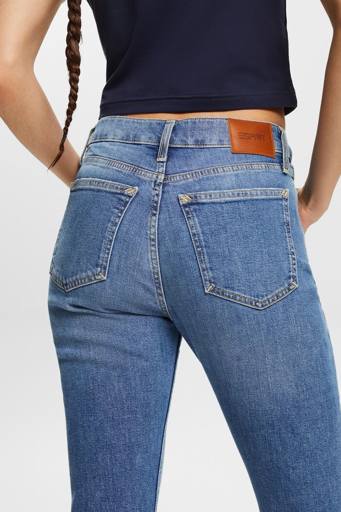 Slim džíny v retro stylu, BLUE MEDIUM WASHED, detail image number 3