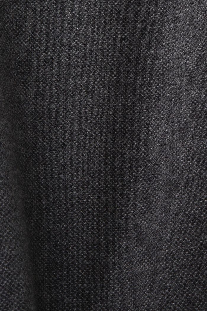 Kalhoty se širokými nohavicemi, ze směsi s bio bavlnou, DARK GREY, detail image number 6