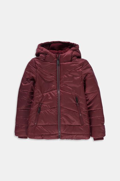 Jackets outdoor woven, DARK RED, overview