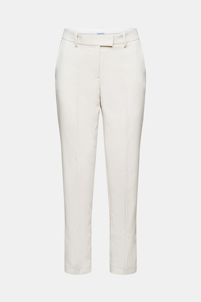Rovné kalhoty s nízkým pasem, LIGHT BEIGE, detail image number 6