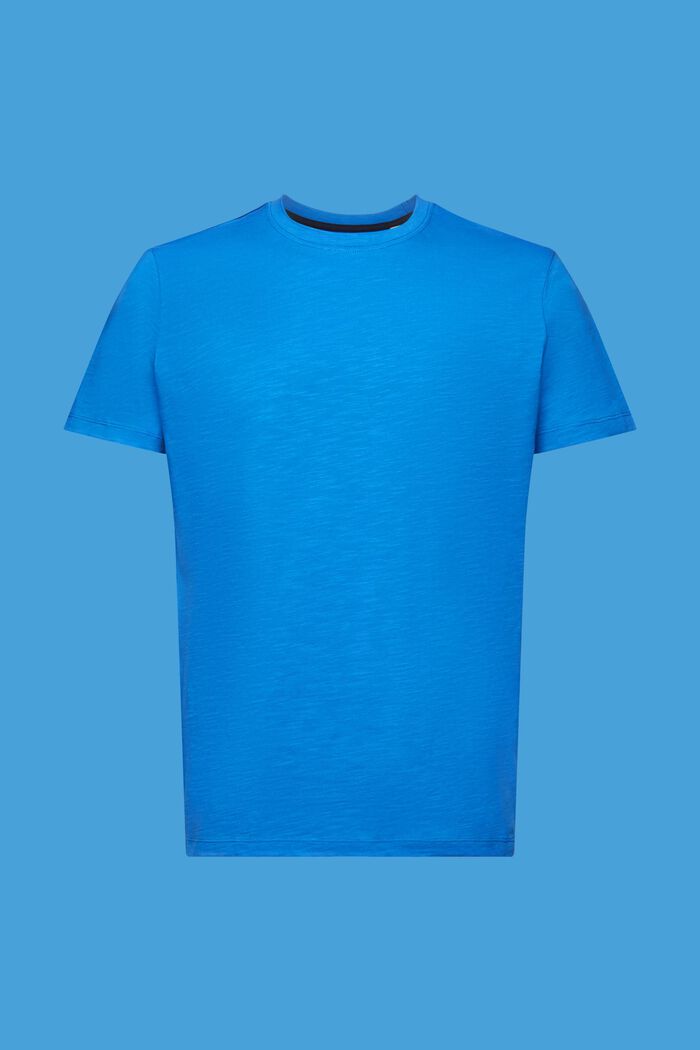 Tričko z bavlněného žerzeje, BRIGHT BLUE, detail image number 6
