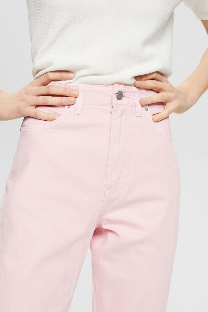 S konopím: kalhoty s rovnými nohavicemi, LIGHT PINK, detail image number 2