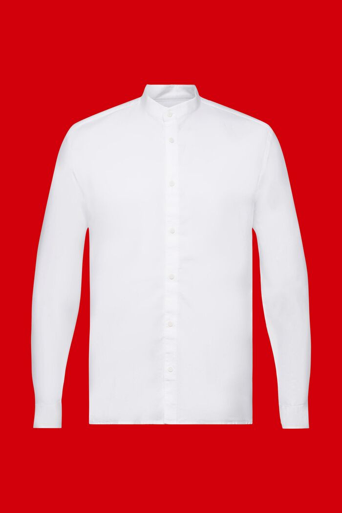 Košile slim fit se stojáčkem, WHITE, detail image number 5