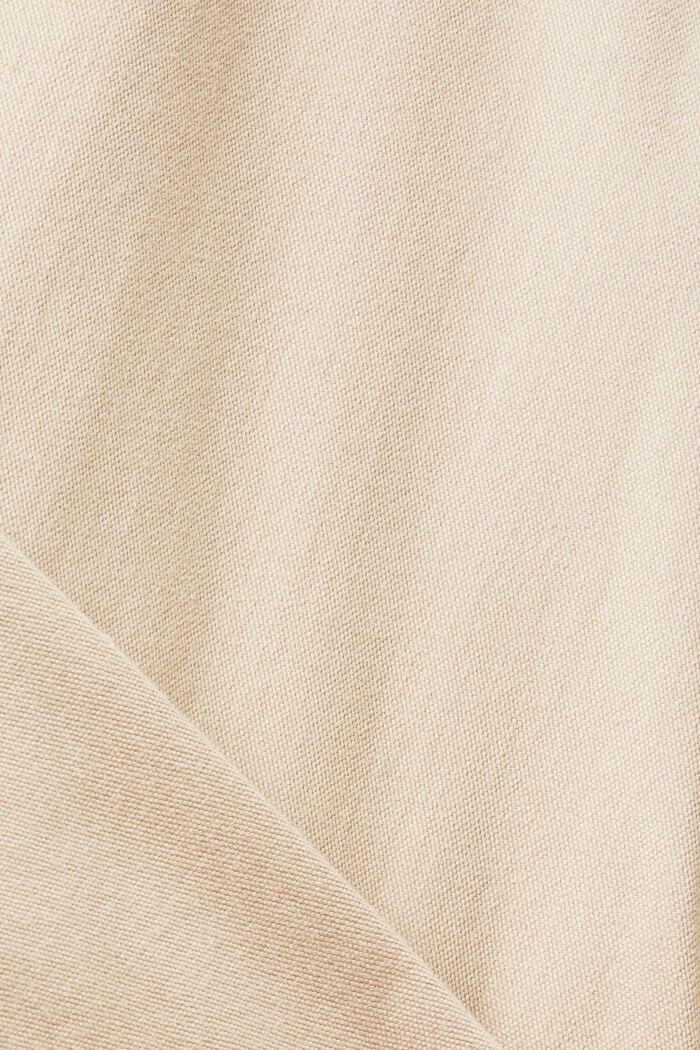 Polní bunda ze směsi s bavlnou, LIGHT BEIGE, detail image number 4