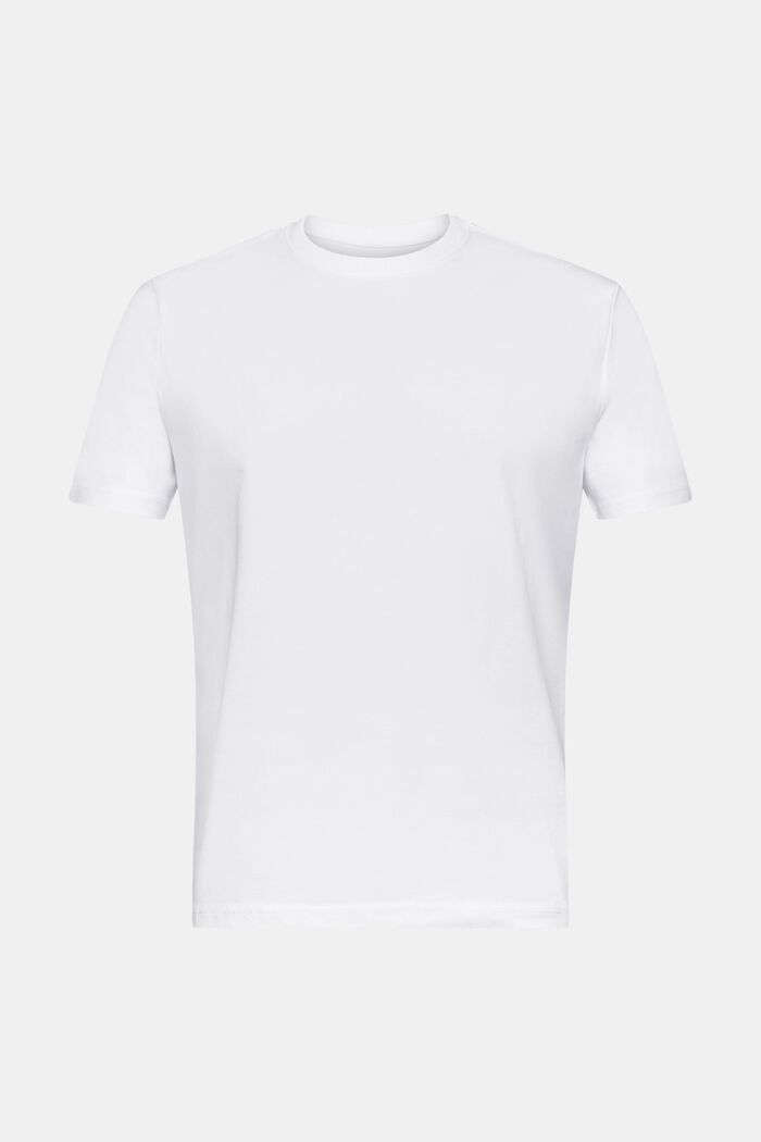 Žerzejové tričko z bio bavlny, WHITE, detail image number 5