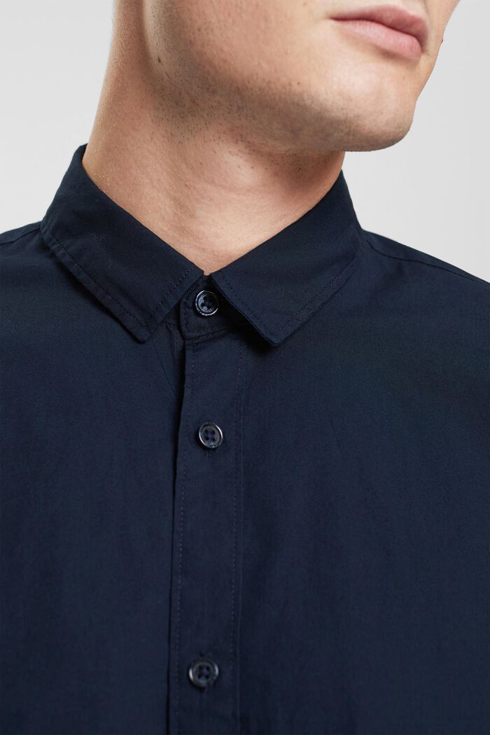 Košile Slim Fit z udržitelné bavlny, NAVY, detail image number 0