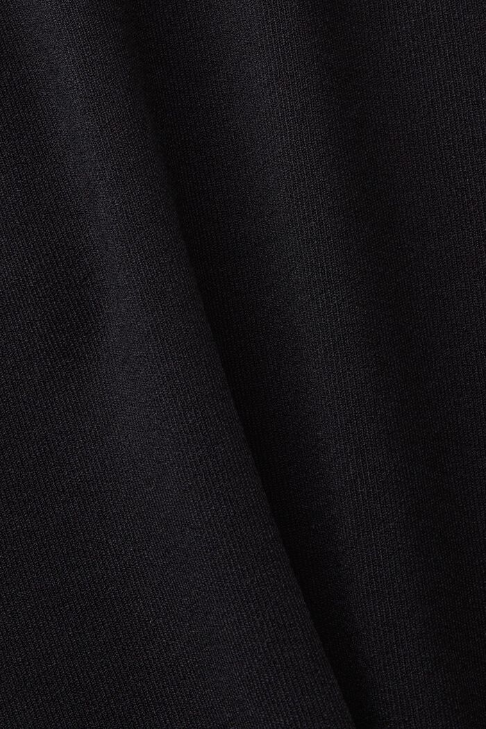 Minišaty z materiálu Tech Knit, BLACK, detail image number 5