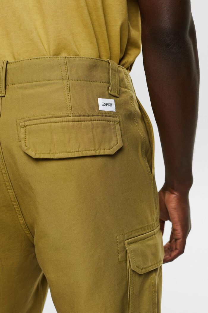 Cargo kalhoty s rovnými nohavicemi, OLIVE, detail image number 3