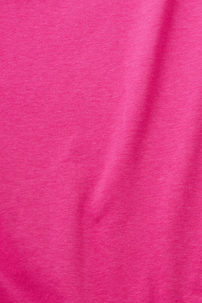 Zkrácené tričko, PINK FUCHSIA, detail image number 4