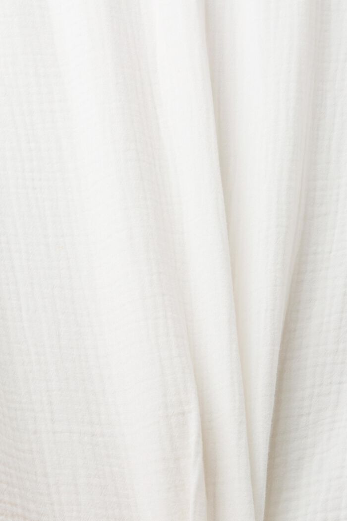 Mušelínová košile z udržitelné bavlny, OFF WHITE, detail image number 6