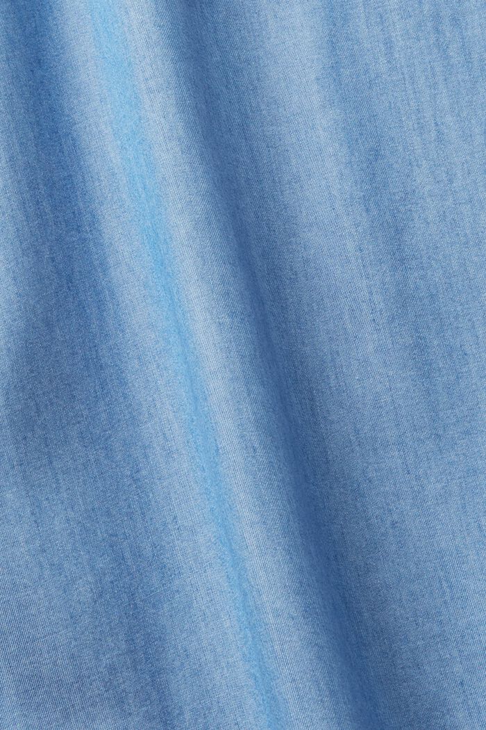 Midi šaty bez rukávů, z imitace denimu, BLUE MEDIUM WASHED, detail image number 5