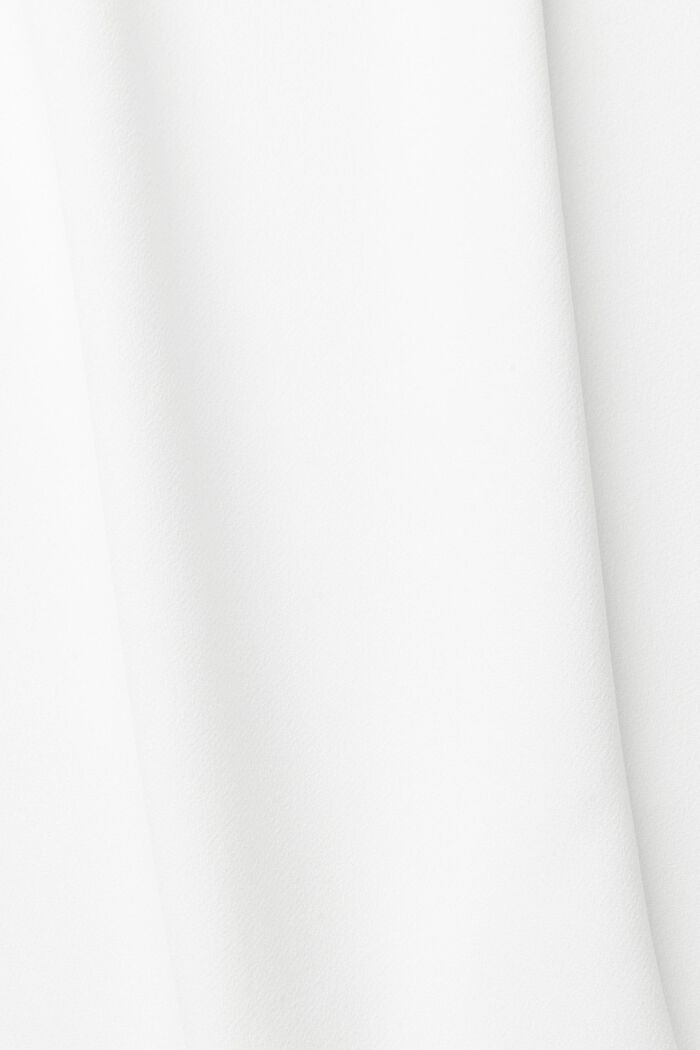 Strečová halenka s nezačištěnými okraji, OFF WHITE, detail image number 5