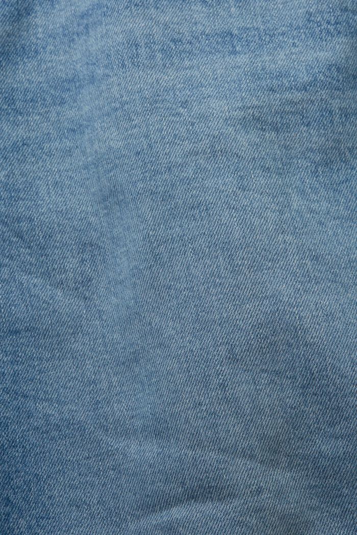 Džíny s úzkým střihem ze strečové bavlny, BLUE MEDIUM WASHED, detail image number 4