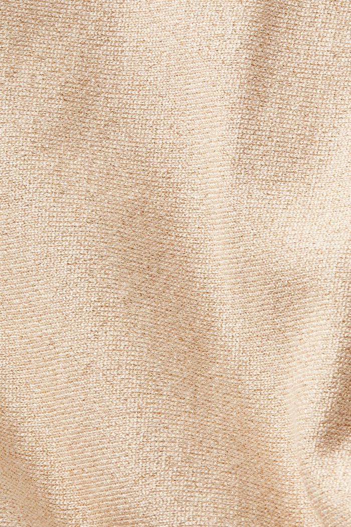 Třpytivý pulovr s netopýřími rukávy, LENZING™ ECOVERO™, GOLD, detail image number 5