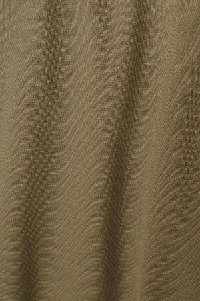 Žerzejová sukně z s páskem, LENZING™ ECOVERO™, DARK KHAKI, detail image number 4