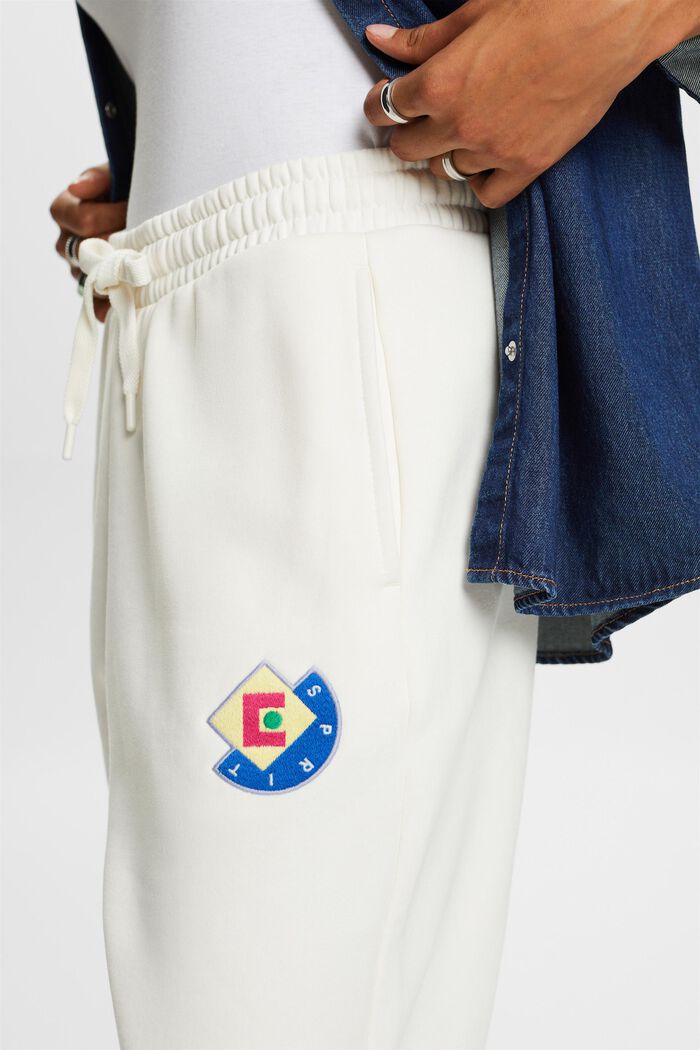 Flísové joggingové kalhoty s našitým logem, ICE, detail image number 2