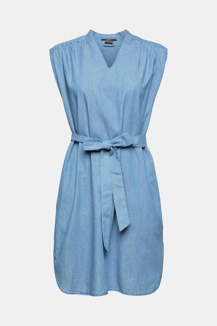 Šaty se vzhledem denimu, BLUE MEDIUM WASHED, detail image number 5