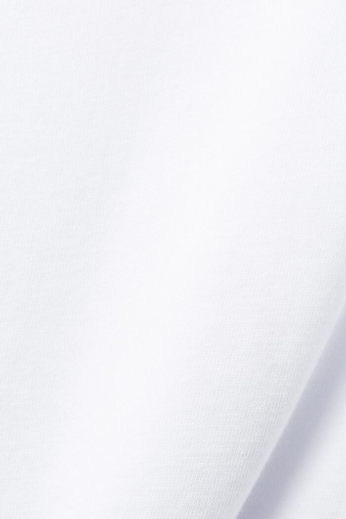 Oversize tričko s potiskem, TENCEL™, WHITE, detail image number 7