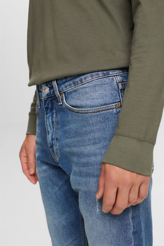 Slim džíny se střední výškou pasu, BLUE MEDIUM WASHED, detail image number 2