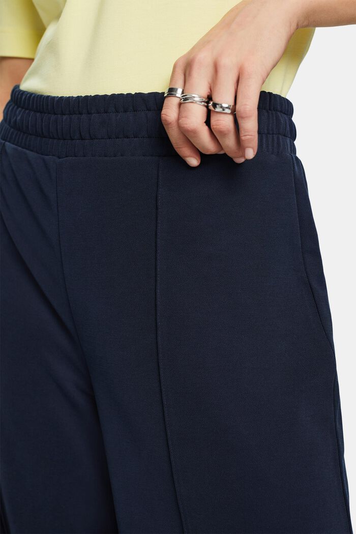 Široké kalhoty s puky a bez zapínání, NAVY, detail image number 4