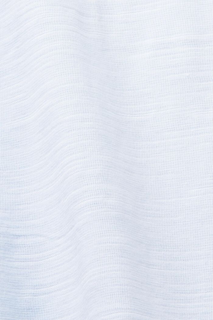 Žerzejové tričko s potiskem na hrudi, 100% bavlna, PASTEL BLUE, detail image number 5