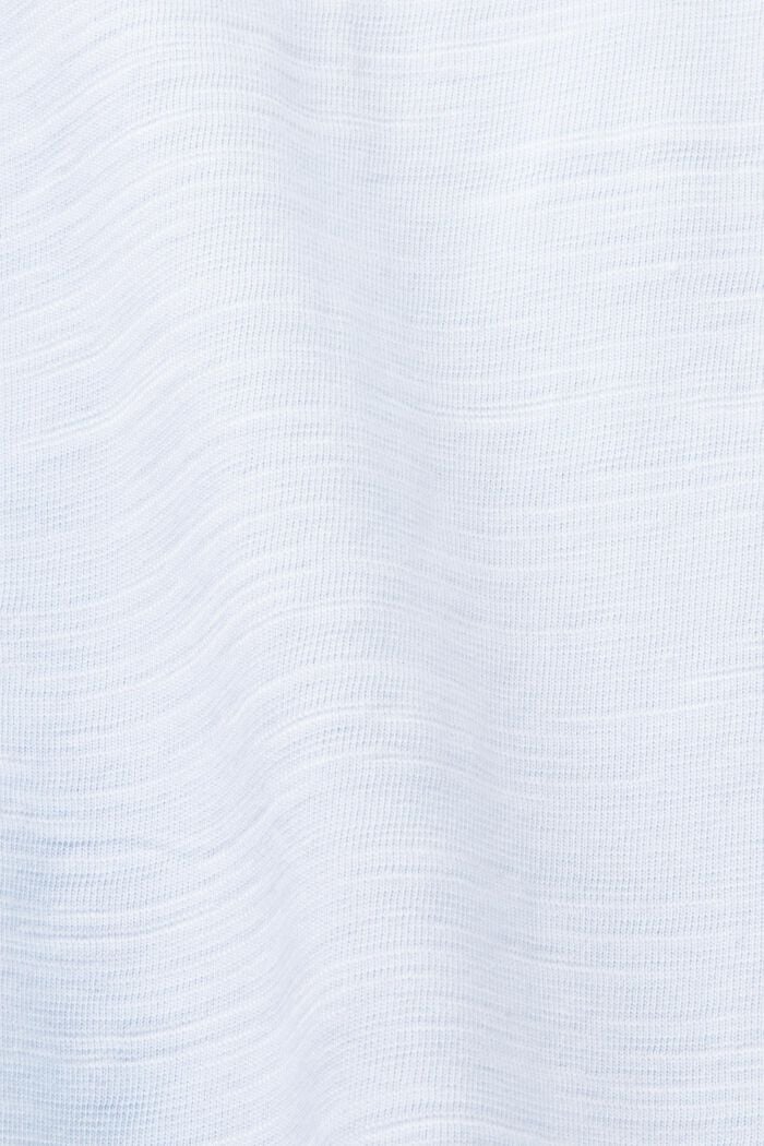 Žerzejové tričko s potiskem na hrudi, 100% bavlna, PASTEL BLUE, detail image number 5