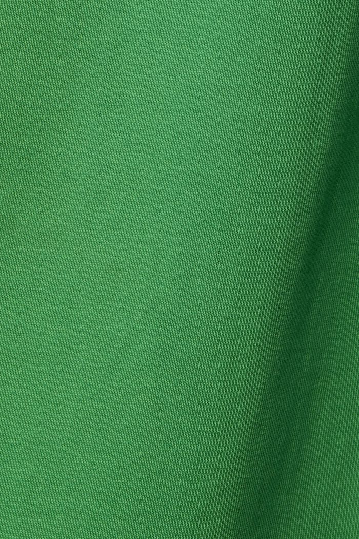 Unisex tričko s logem, z bavlněného žerzeje, GREEN, detail image number 7