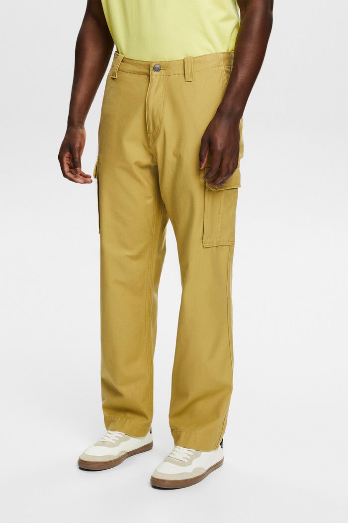 Cargo kalhoty s rovnými nohavicemi, KHAKI BEIGE, detail image number 0