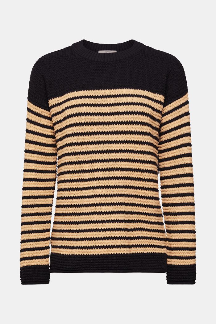 Pletený pulovr s texturou, NEW BLACK, detail image number 2