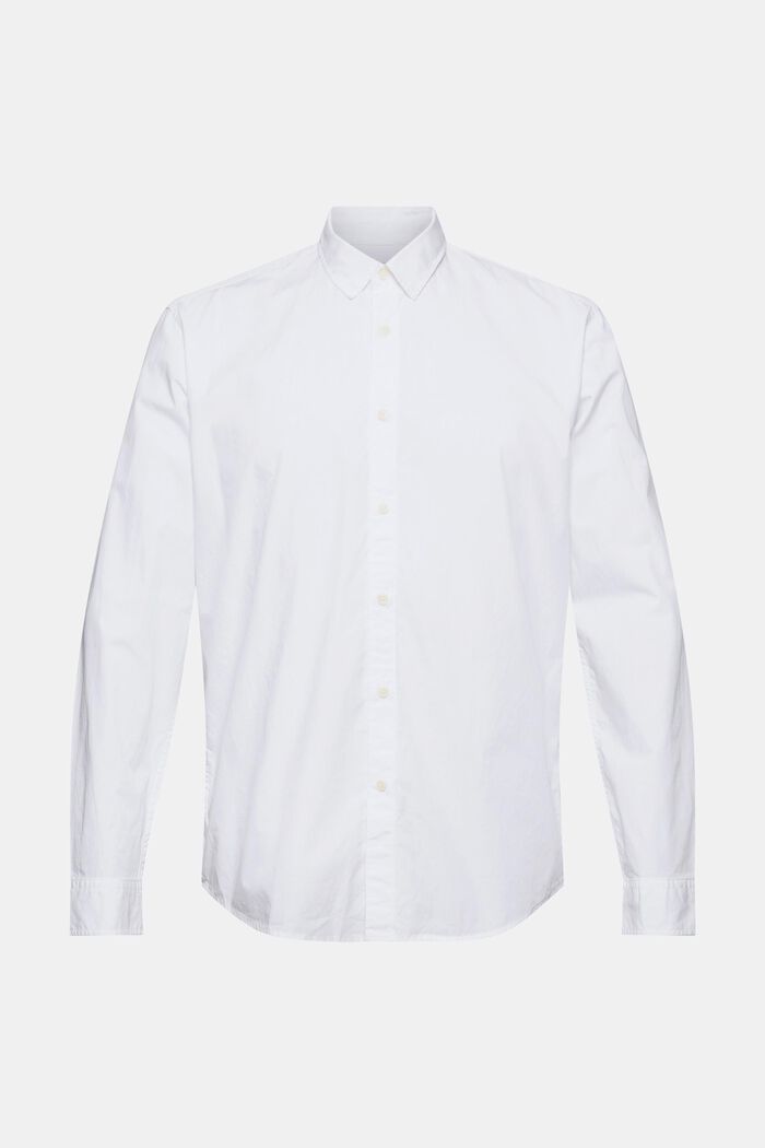 Košile ze 100% bio bavlny pima, WHITE, detail image number 6